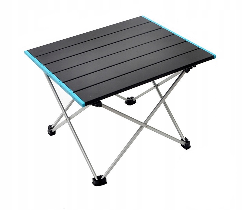 Přenosný zahradní stůl skládací stolek kempingový 56 cm