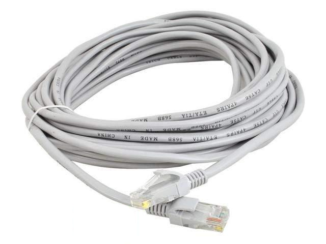 Sít'ový kabel lan 10m+ konektory zatavené z výroby