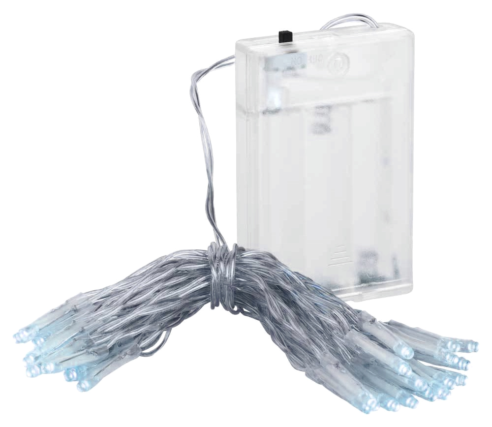 Řetěz na baterie 40 LED rampouch lampičky
