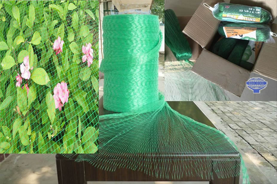 Ochranná síť protí ptákům 14x8m + kotvící kolíky