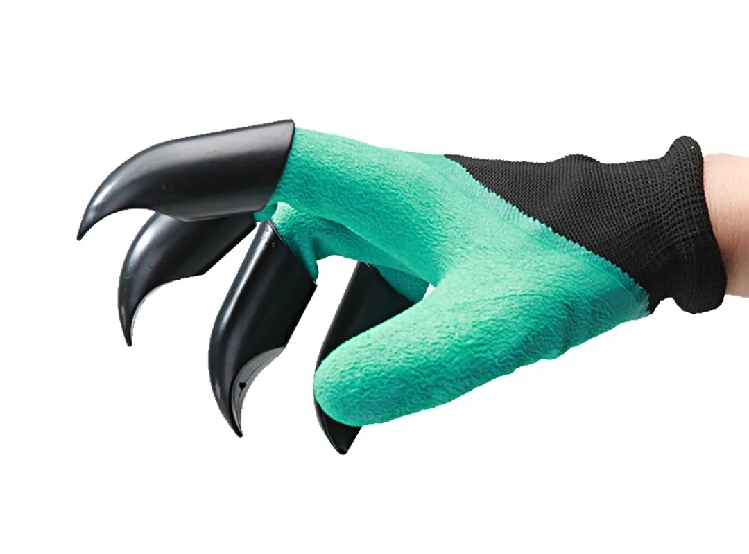 Zahradní rukavice s drápy hrábě