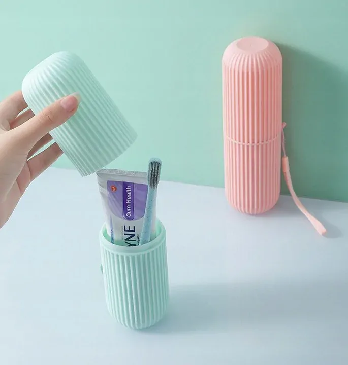 Přenosné cestovní pouzdro na zubní pastu a kartáček