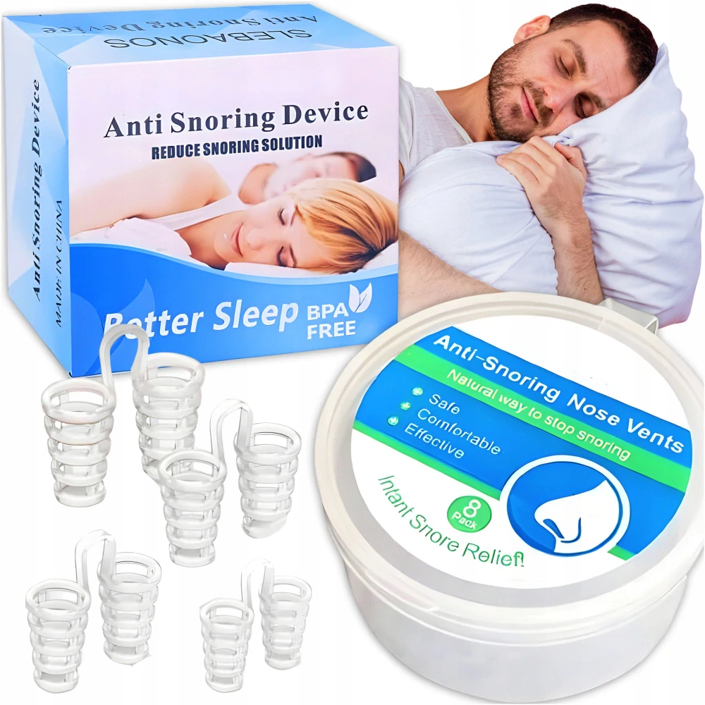 Nosní chránič pomůcka proti chrápání na spaní 4ks