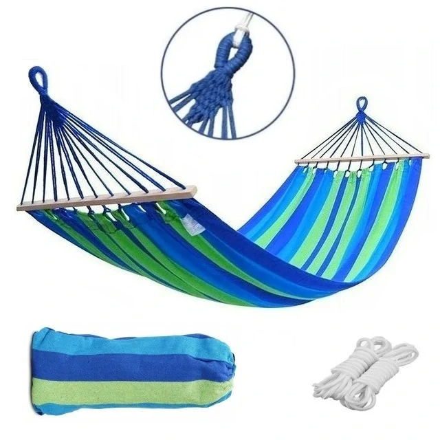 Závěsné lehátko s ramem houpací síť hamak 200x80cm