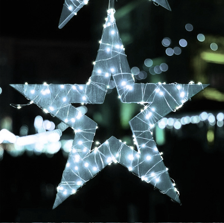Solární vánoční osvětlení drat 100 LED