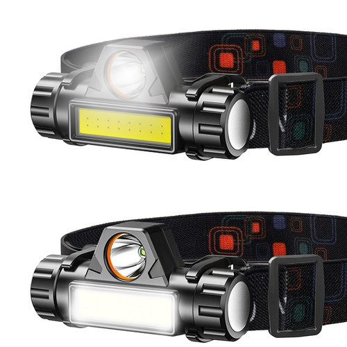 Čelovka LED COB 4v1 baterka s magnetem