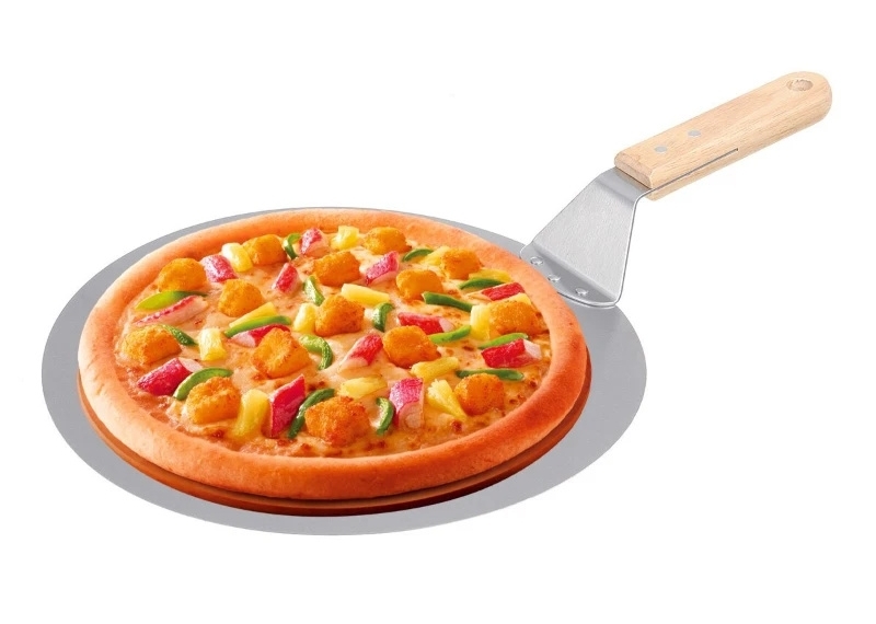 Lopata na pizzu ocelová kulatá 30cm