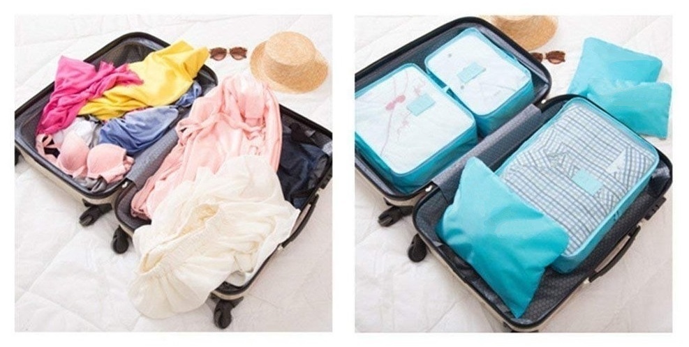 Turistický cestovní organizér na kufr do letadla 6 prvků