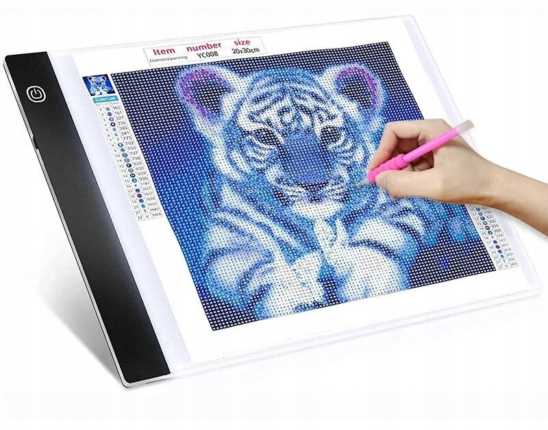 Svítící LED deska pro snadnější obkreslování přenosná