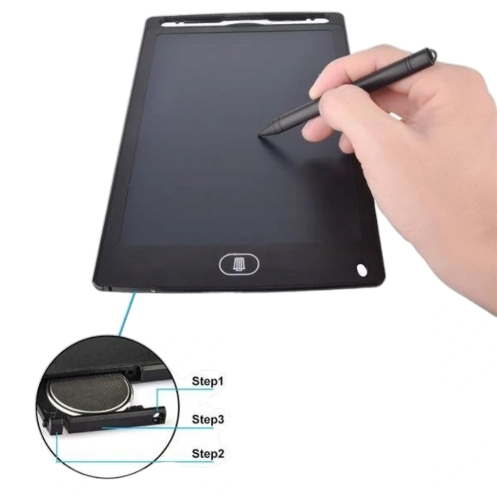 Dětská mazací tabulka 12″ na psaní a kreslení, velká grafická LCD kreslicí tabulka