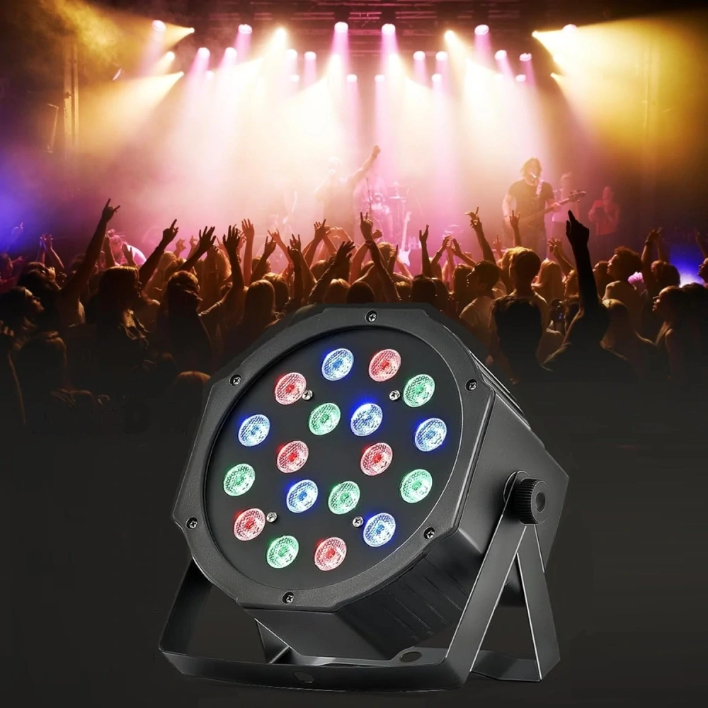 Led disco DJ světlo FLAT PAR LIGHT 18 W RGB lampa