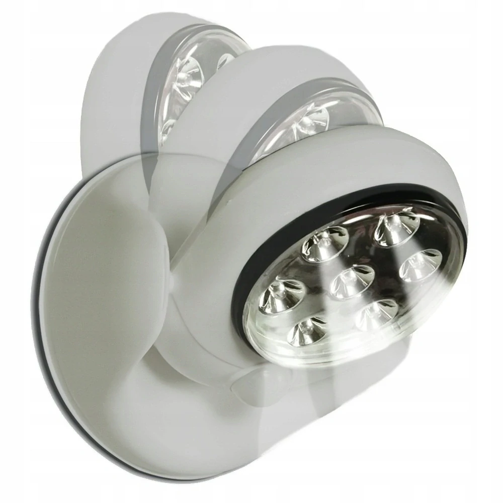 Led lampa s pohybovým senzorem napájená z baterií bezdrátová, 360°C 4 x AA