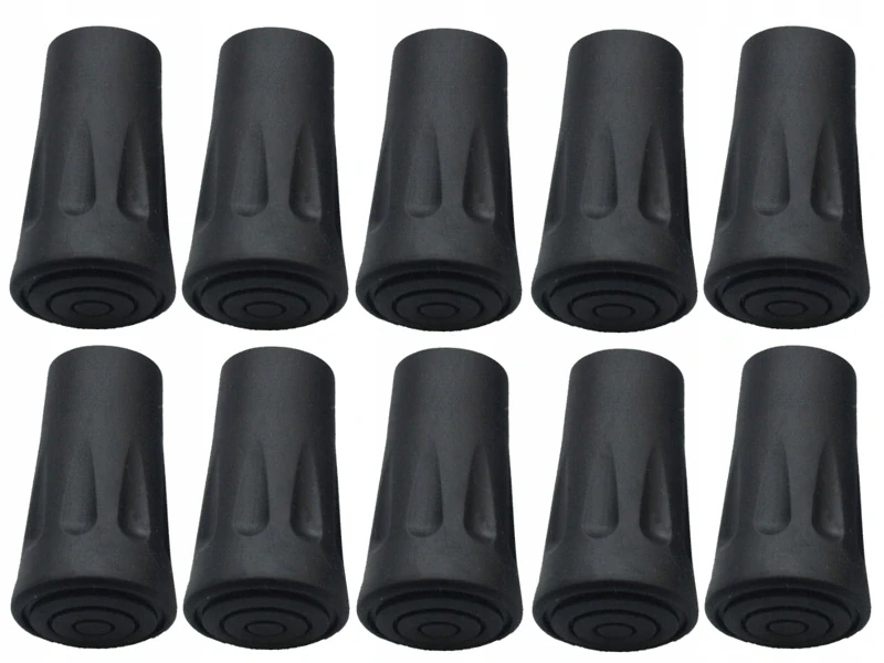 10 x koncovky náhradní díl patky na trekingové hole set guma