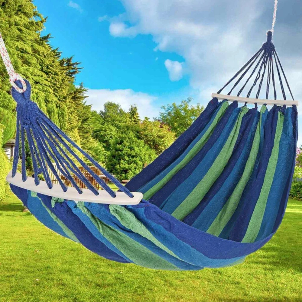 Závěsné lehátko s ramem houpací síť hamak 200x80cm