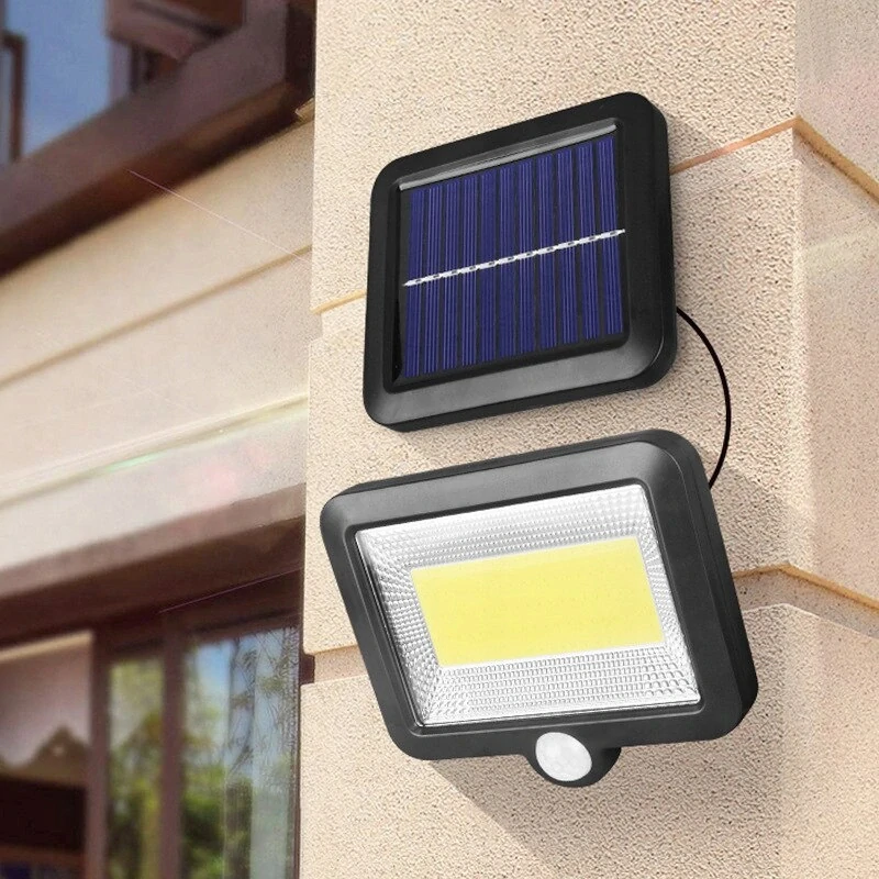 Solární venkovní 100 LED osvětlení pohybový senzor