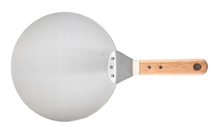 Lopata na pizzu ocelová kulatá 30cm