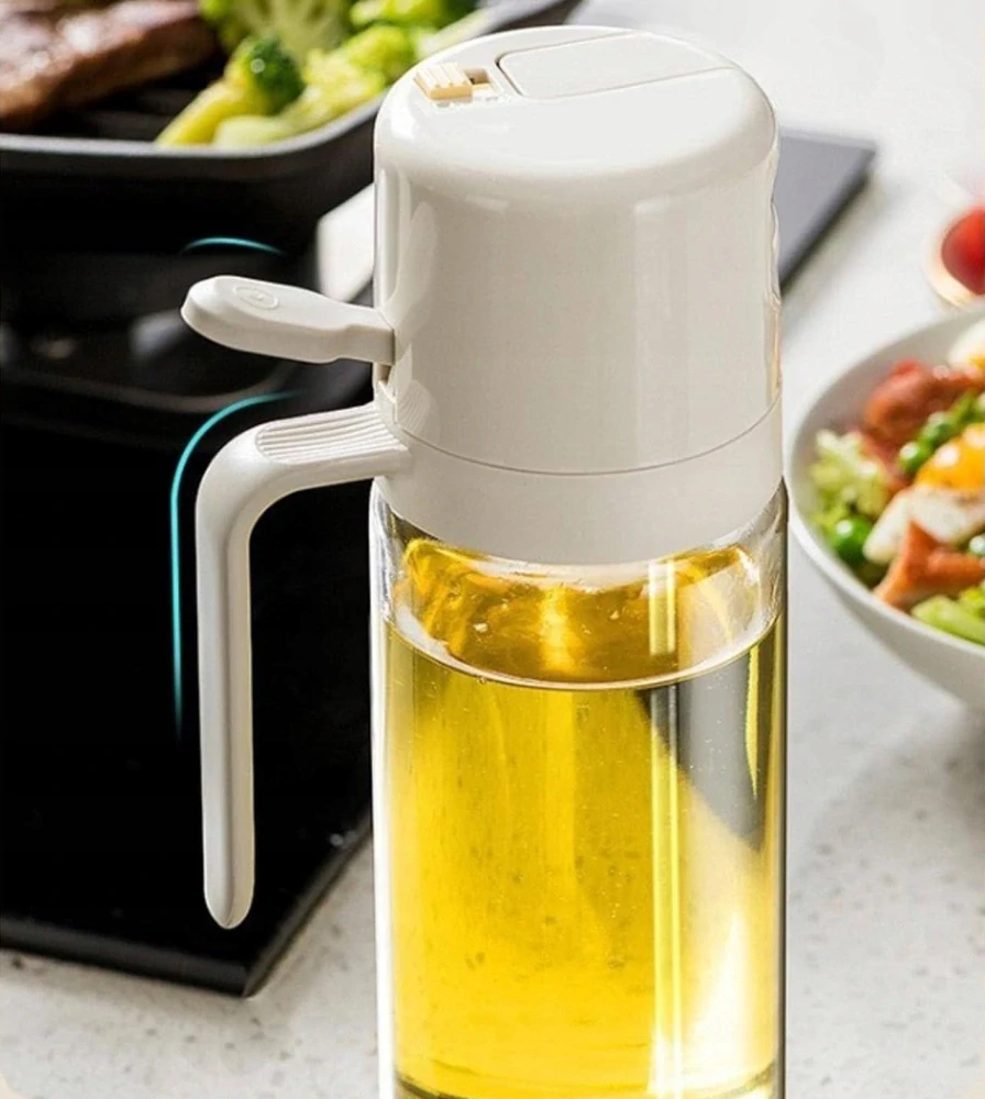 Rozprašovač sprej na olej ocet skleněný dávkovač 500 ml