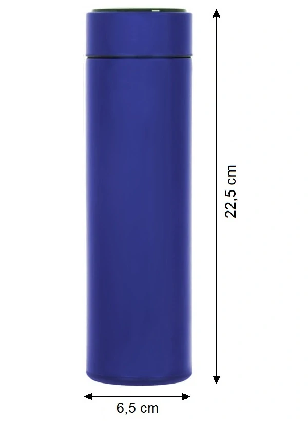Termoska termální hrnek s teploměrem LED 500ml