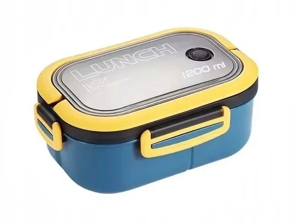 Nosič na jídlo s přihrádkami obědový svačinový box 1200 ml