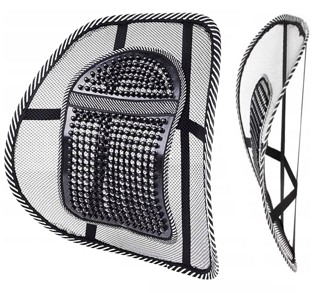 Masážní opěrka zad na sedadlo korekční podložka