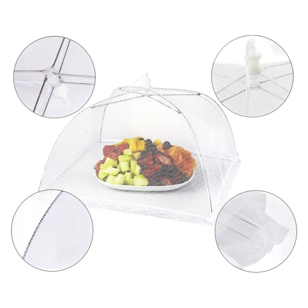 Skládací síťová pokrývka na potraviny 32 cm - ochrana proti mouchám a hmyzu