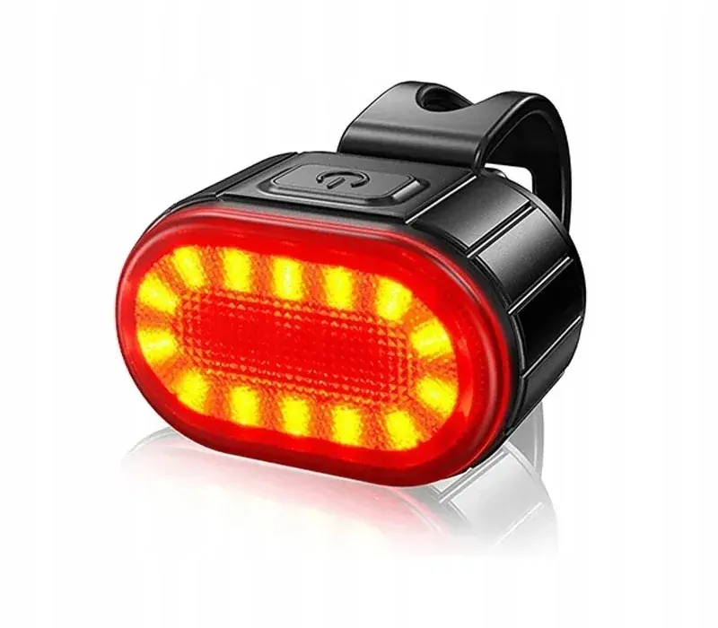 Voděodolné LED světla na kolo, sada přední + zadní