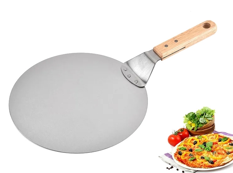 Lopata na pizzu ocelová kulatá 30cm