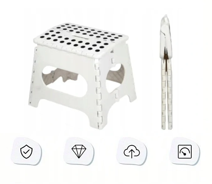 Taburet skládací schůdek stolička pevná židle 22 cm