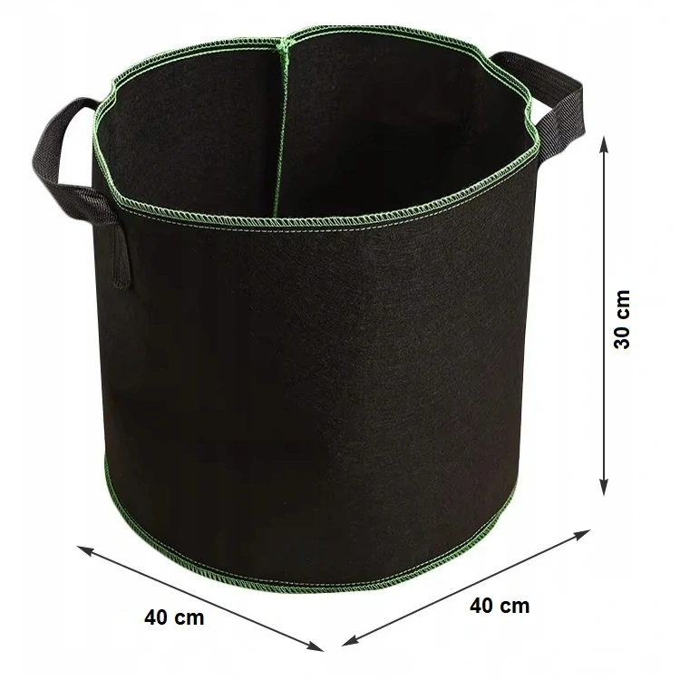 Zahradní květináč z netkané textilie 39L na sázení zeleniny