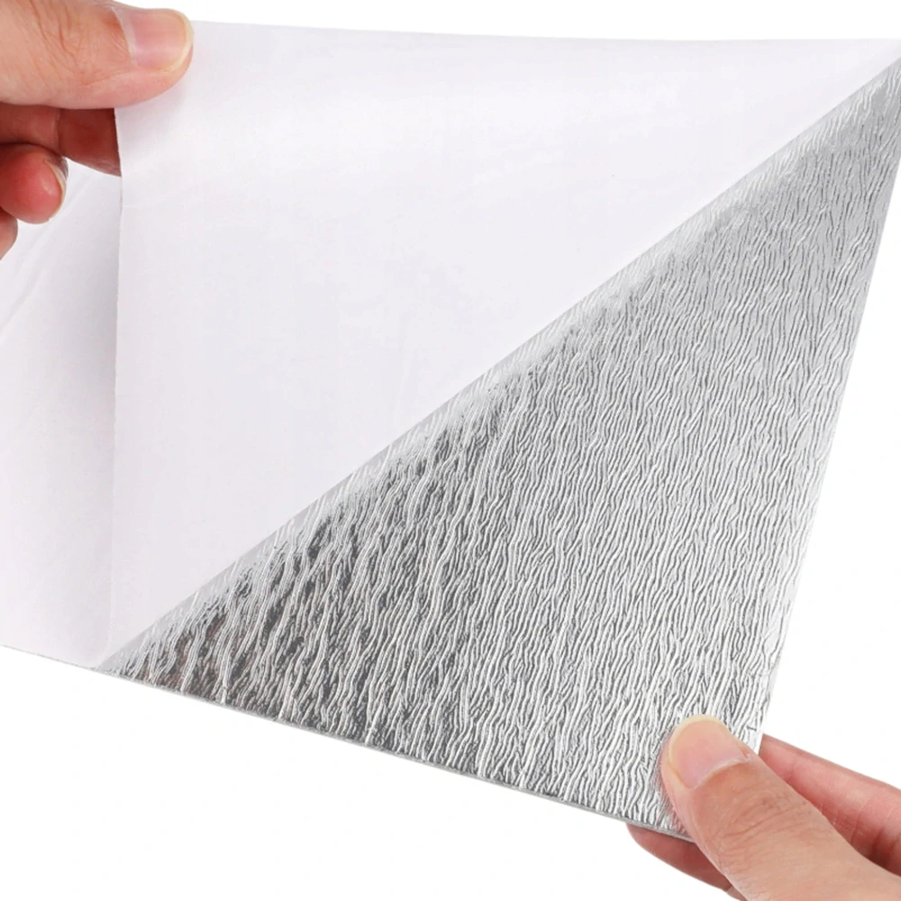 Panele samolepicí šedá s odbojeními mramorová pěnová tapeta nástěnné 30x60cm 10 ks