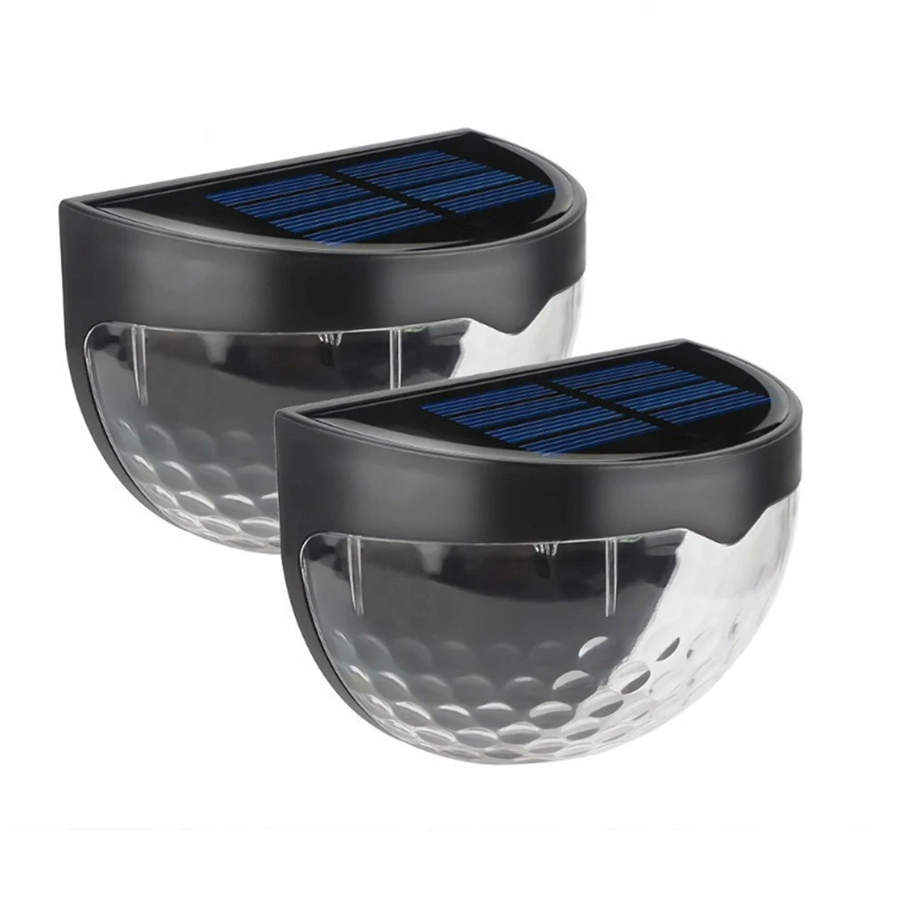 Nástěnné zahradní solární LED svítidlo na fasádu 4 ks, teplá bílá
