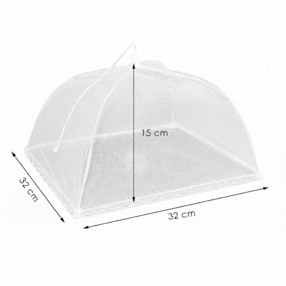 Skládací síťová pokrývka na potraviny 32 cm - ochrana proti mouchám a hmyzu