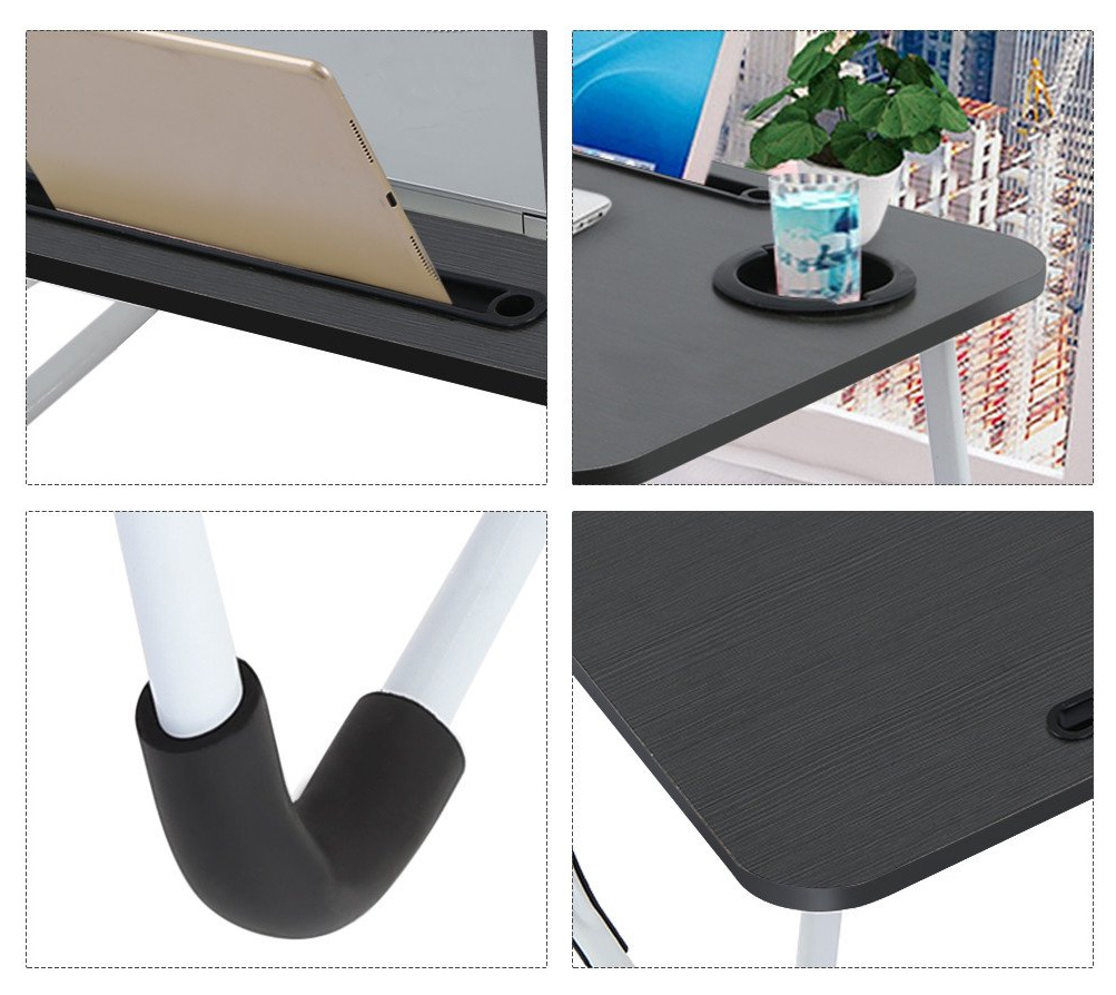 Skládací stolek na notebook k posteli stojan