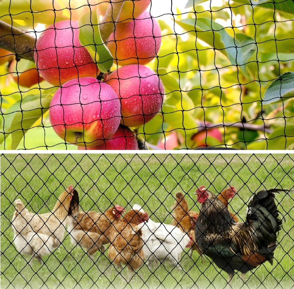 Ochranná síť protí ptákům 14x8m + kotvící kolíky