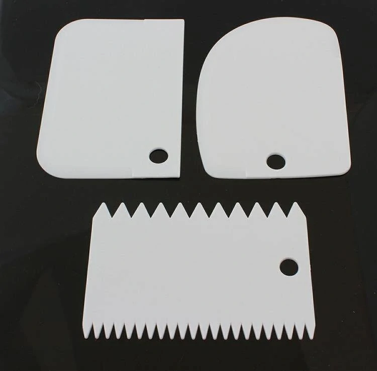 Cukrářská stěrka na zdobení dortů sada 3 kusů