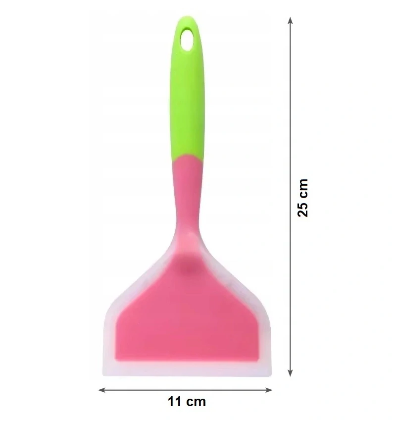 Široká kuchyňská stěrka se silikonovým povlakem