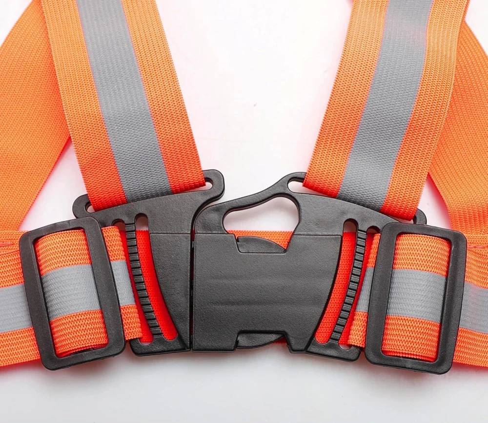 Reflexní šle popruhy kšandy oranžové