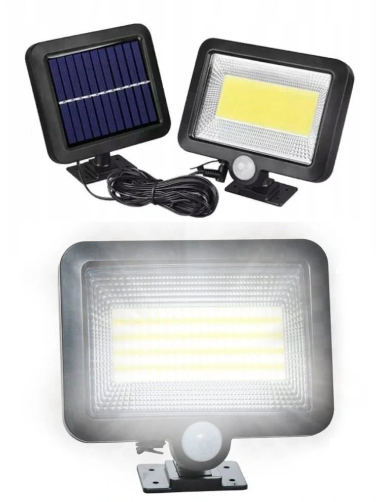 Solární venkovní 100 LED osvětlení pohybový senzor