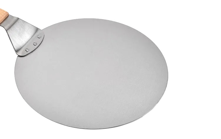 Lopata na pizzu ocelová kulatá 30cm