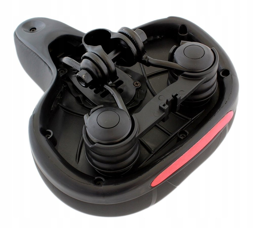 Pohodlné měkké sedlo na kolo s odrazkou