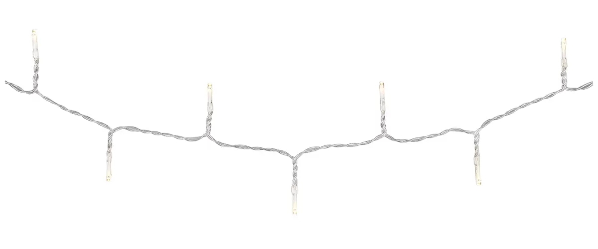Řetěz na baterie 10 LED rampouch lampičky