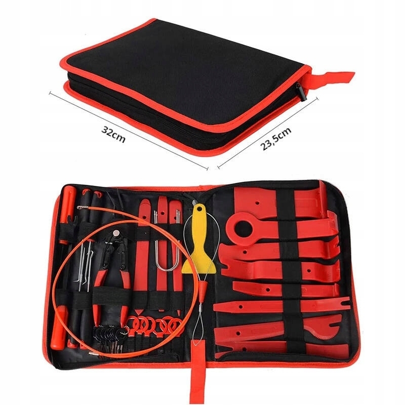 Demontážní nástroje na palubní desku odstraňovače čalounění 39ks