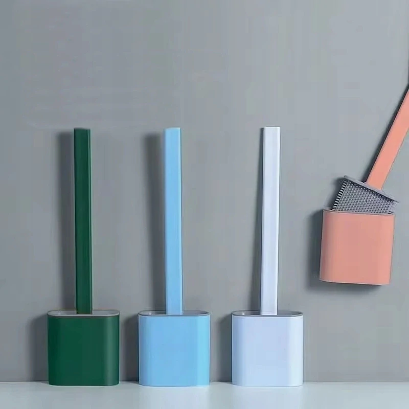 Silikonový kartáč na WC flexibilní antibakteriální štětka