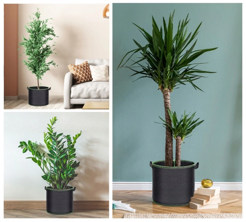 Zahradní květináč z netkané textilie 16L na sázení zeleniny