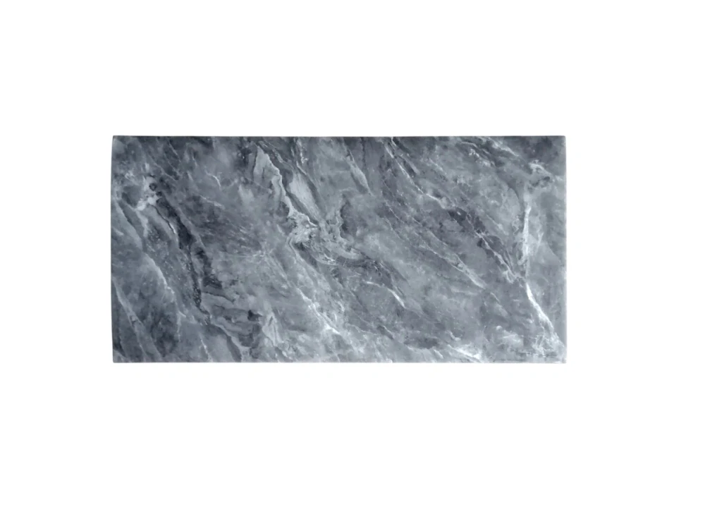 Panele samolepicí tmavě seda mramorová pěnová tapeta nástěnné 30x60cm 10 ks