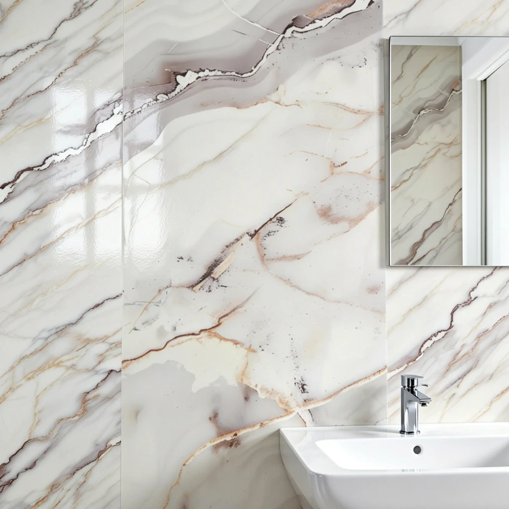 Panele samolepicí šedá s odbojeními mramorová pěnová tapeta nástěnné 30x60cm 10 ks