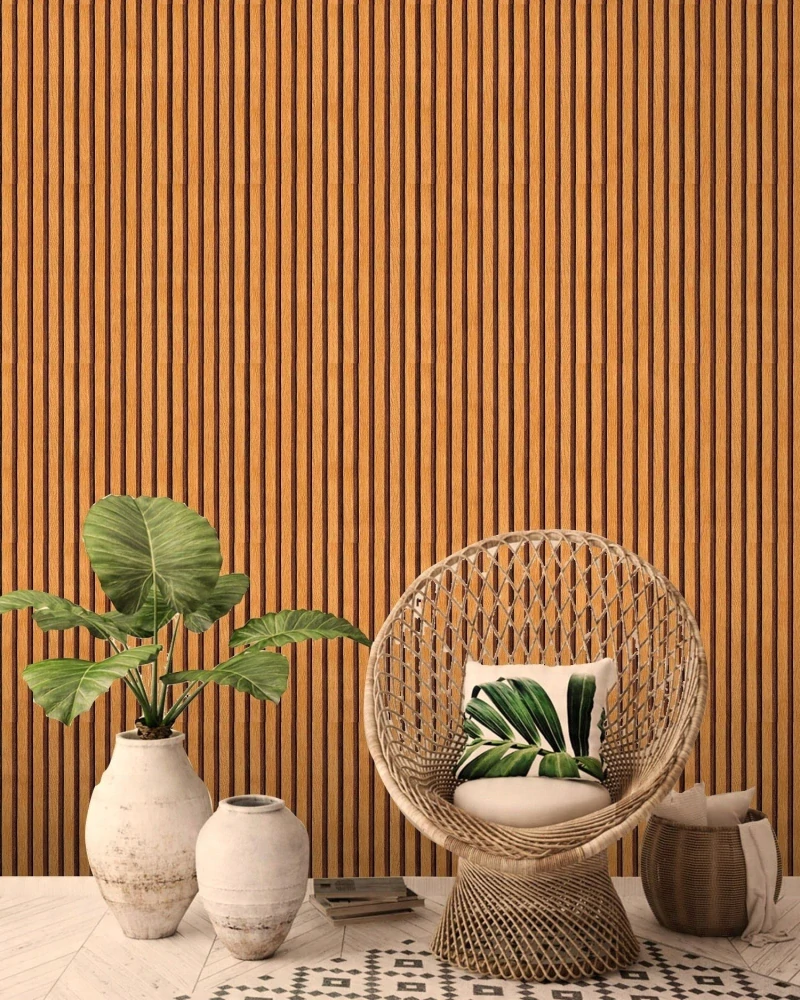 Samolepicí tapeta lamely imitace dřeva dekorativní obklad na stěnu 45cm × 5m