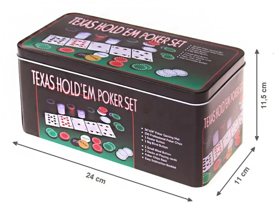 Sestava pro poker texas black jack 200 kusu žetonů