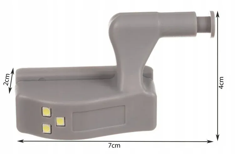 Světlo do skříně 3 LED + baterie