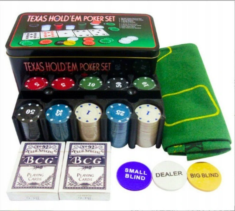 Sestava pro poker texas black jack 200 kusu žetonů